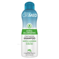 TROPICLEAN OXYMED HYPOALLERGENIC SHAMPOO 592ML (God som hvalpe & killing shampoo) (udsolgt)