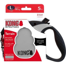 KONG Terrain Flex-Line Large 5 meter (Grå)