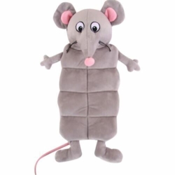 Stor Julebamse 43 cm - Nisse, rensdyr, pingvin eller mus med lyd! (UDSOLGT)