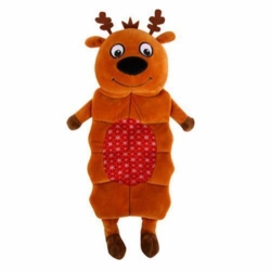 Stor Julebamse 43 cm - Nisse, rensdyr, pingvin eller mus med lyd! (UDSOLGT)