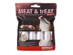 Meat & treat pocket bøffel 4x40g