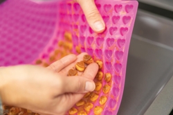 Bageform med små hjerter, silicone