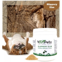 VitaPetz Slippery Elm (Rød Elmebark) - vildtsamlet i Canada - 180 g (udsolgt