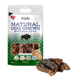 Frigera Natural Dog Chews Bøffel Lunger 250g