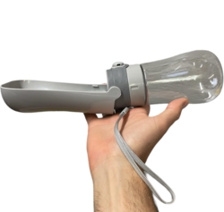 KW Vandflaske foldbar grå 450 ml