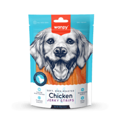 Wanpy Soft Chicken Jerky Strips 100g