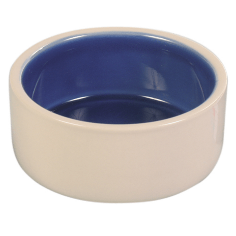 Keramik hundeskål blå ø23cm