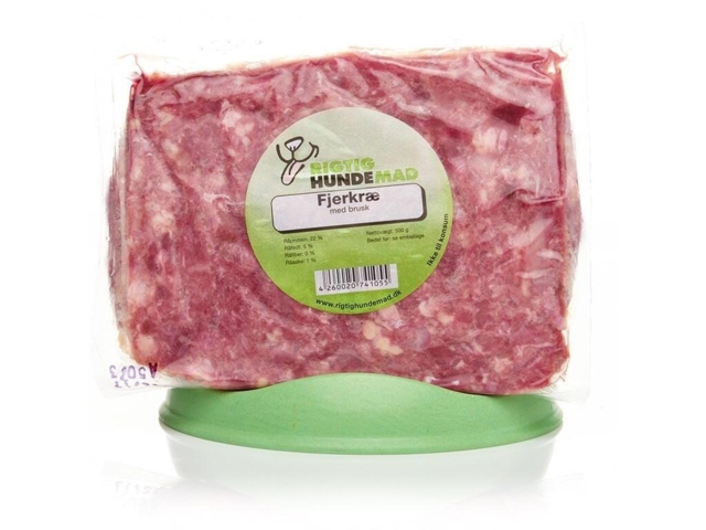 Rigtig Hundemad Kyllingemix 500g 