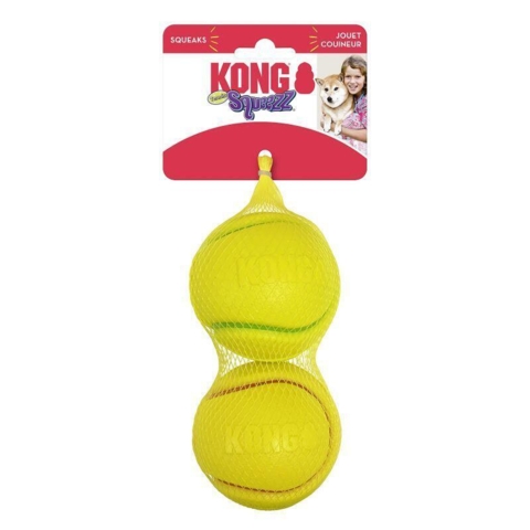 KONG Squeezz gummi tennisbold 2 pak