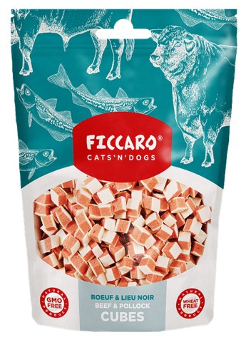 Ficcaro Super Tilbud Beef & Pollock Cubes