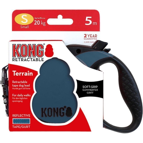 KONG Terrain Flex-Line Small 5 meter (Blå)