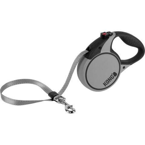 KONG Terrain Flex-Line Medium 5 meter (Grå)