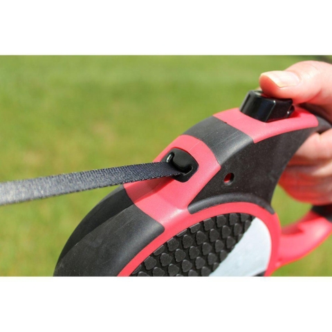 KONG Explore Flex-Line Large 7,5 meter (Grå)