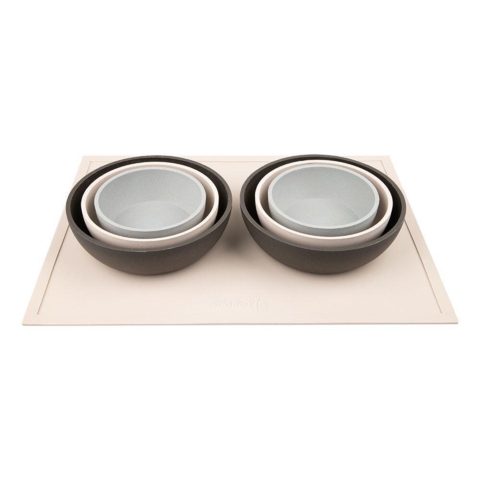 District 70 serve underlag - Beige