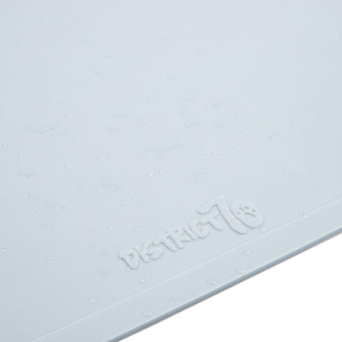 District 70 serve underlag - Støvet blå