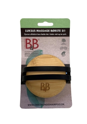 B&B Luksus Massagebørste 2i1