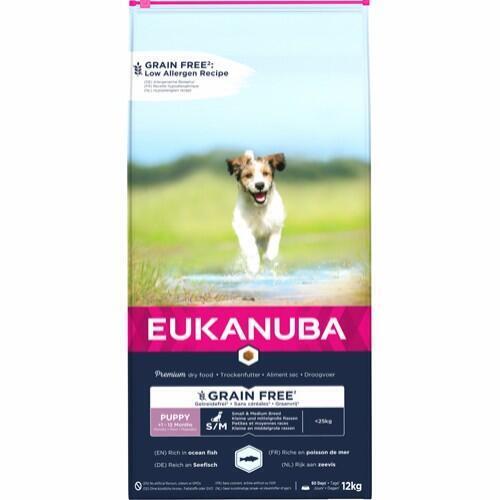 Eukanuba Grain Free Puppy Small/medium 12 kg