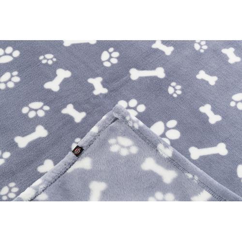 Hundetæppe Kenny blå - Super blødt! (Udsolgt)