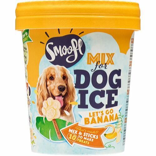 Smoofl Hundeis Mix - Banan