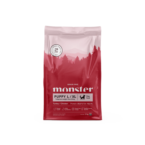 Monster Grain Free Puppy L/XL Chicken/Turkey 2 kg