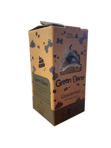 Bionedbrydlige hundeposer - 120 stk. (UDSOLGT)