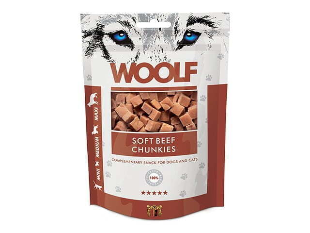 Woolf Soft Beef Chunkies 100g (UDSOLGT)