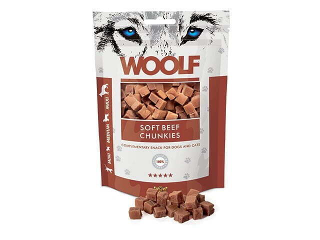 Woolf Soft Beef Chunkies 100g (UDSOLGT)