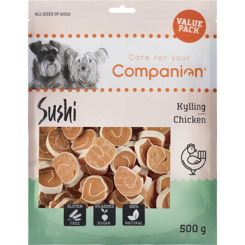 Companion Chicken Codfish sushi (udsolgt) 500 g