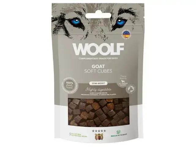 Woolf Soft Cubes Goat 100g