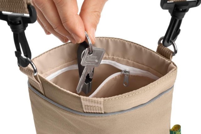 Godbidstaske Alva m. skulderrem - Hunter Beige