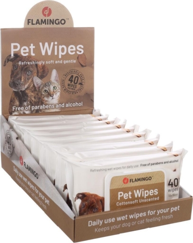 Universal vådservietter Neutral 40 stk