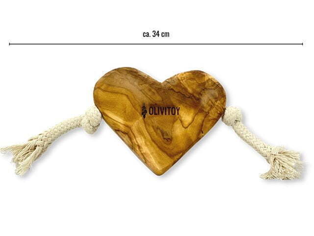 Olivi Hjerte af Oliventræ med Reb