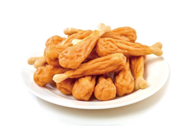 Wanpy Chicken Jerky & Calcium Bone Wrap 100g