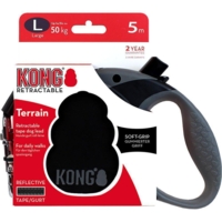 KONG Terrain Flex-Line Large 5 meter (Sort)